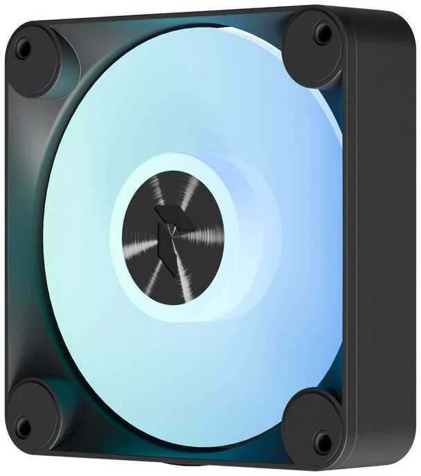 APNX FP1-RQ juodas ARGB ventiliatorius su LED apšvietimu