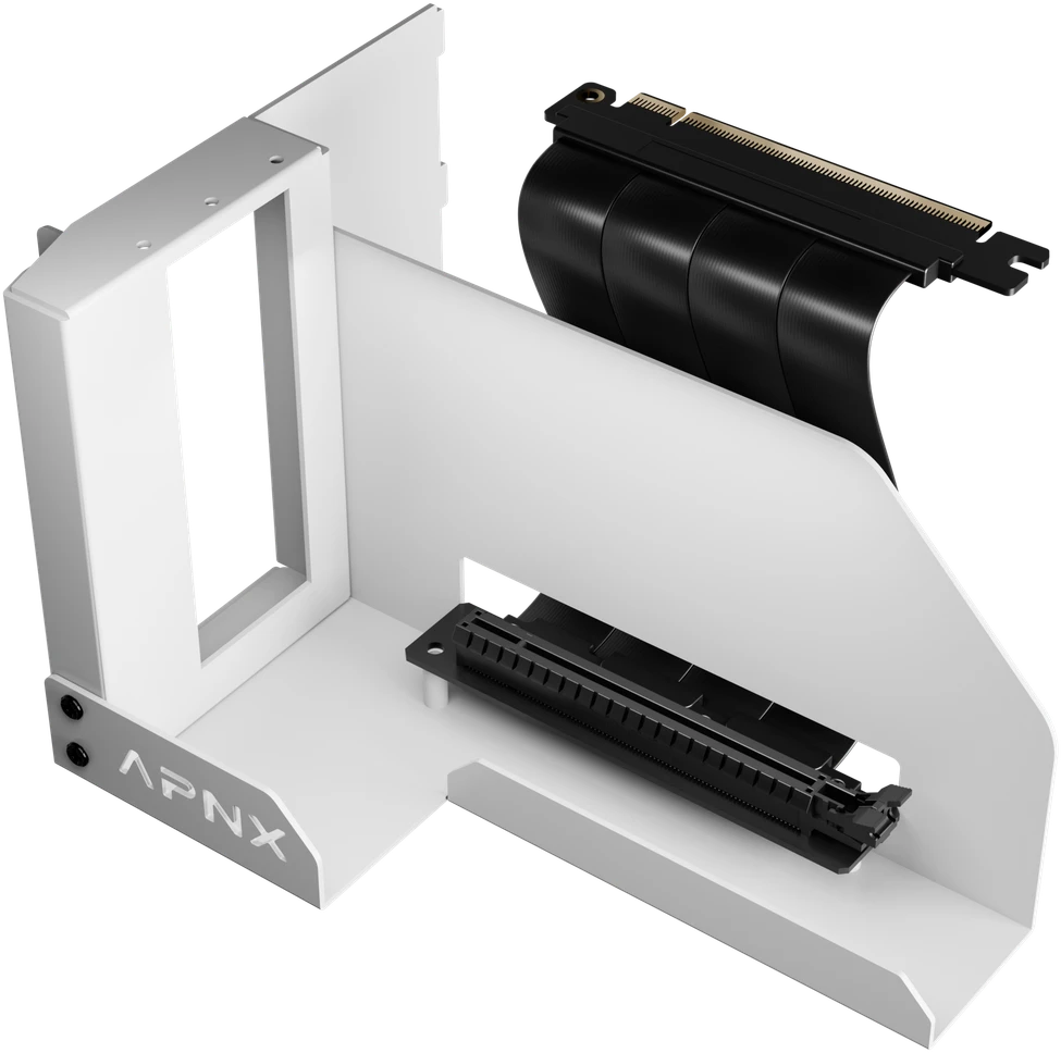 APNX Vertical GPU Mounting Kit 2 – baltos spalvos