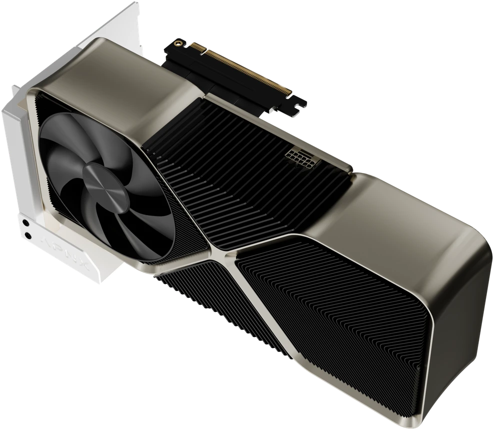 APNX Vertical GPU Mounting Kit 2 – baltos spalvos