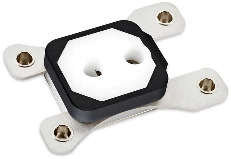 Aqua Computer cuplex kryos NEXT RGBpx AM4/AM5/3000/5000 – Acetal + 925 sidabrinis, juodos spalvos