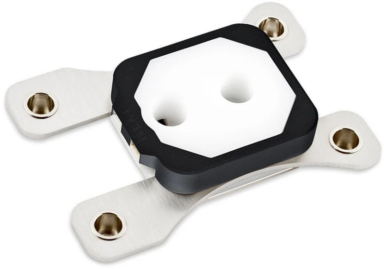 Aqua Computer cuplex kryos NEXT RGBpx AM4/AM5/3000/5000 – Acetal + 925 sidabrinis, juodos spalvos