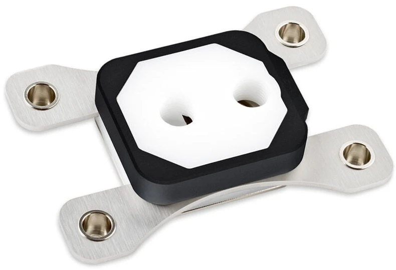 Aqua Computer cuplex kryos NEXT RGBpx AM4/AM5 – Acetal + 925 sidabrinis, juodos spalvos