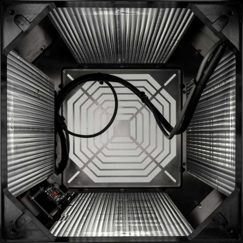 aqua computer vandens kompiuteris airplex Gigant 1680 inkl. aquaero 6 Pro – aliuminis