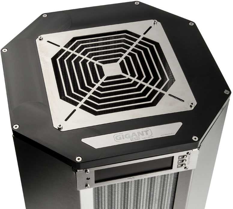 aqua computer vandens kompiuteris airplex Gigant 1680 inkl. aquaero 6 Pro – aliuminis