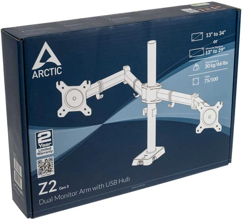 Laikiklis ARCTIC Z2 (Gen 3) 86,4 cm (34") Juoda