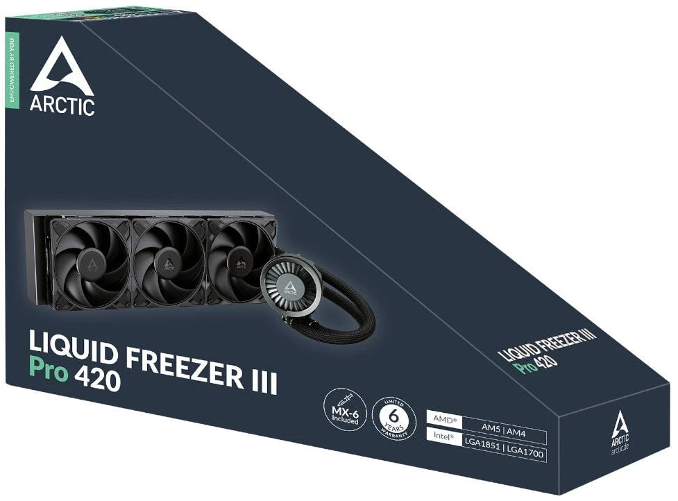ARCTIC Liquid Šaldiklis III Pro - 420 procesoriaus aušintuvas