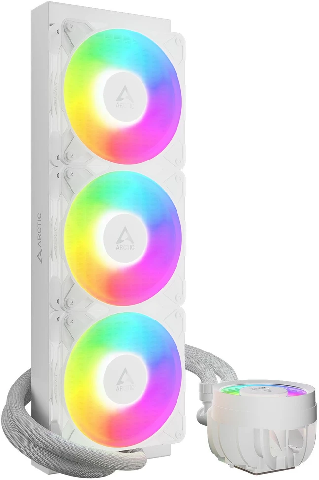 ARCTIC Liquid Šaldiklis III Pro 360 A-RGB procesoriaus aušintuvas, baltas