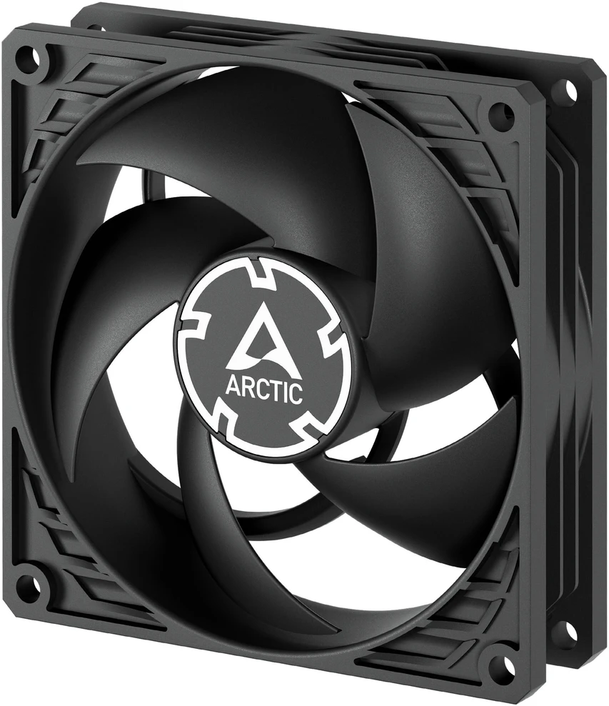 ARCTIC P9 Max PWM-korpuso ventiliatorius – 92mm, juodos spalvos