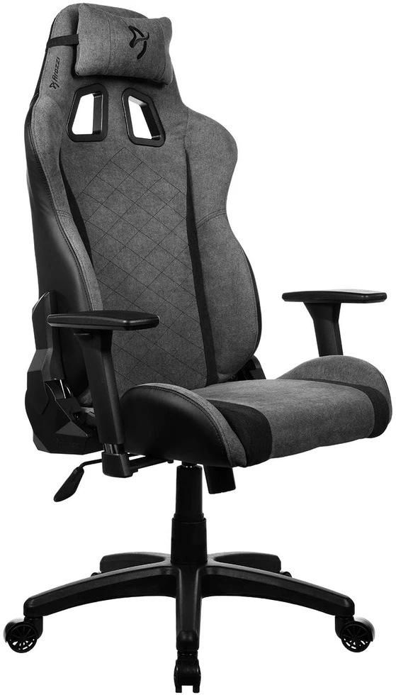 Žaidimų kėdė Arozzi Avanti SoftFabric, Pilkos spalvos