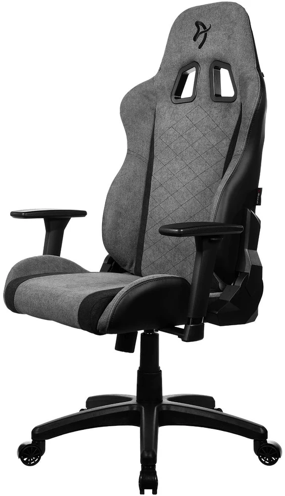 Žaidimų kėdė Arozzi Avanti SoftFabric, Pilkos spalvos