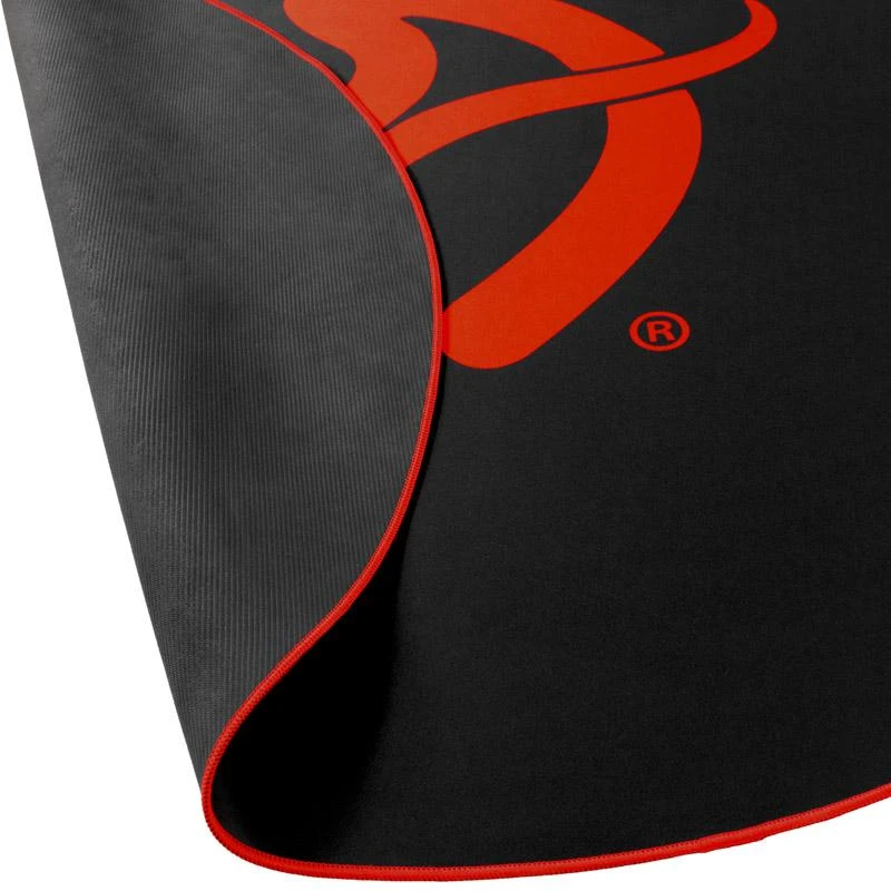 Žaidimų kėdės kilimėlis Arozzi Zona Floor Pad, Juodas su raudonu logo