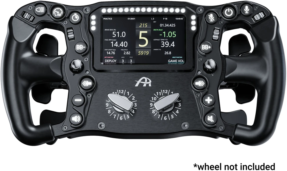 Ascher Racing Knob Kit Pro Steering Wheel Priedas, CNC Aliuminio, Artura Ultimate/Pro - Sidabrinis
