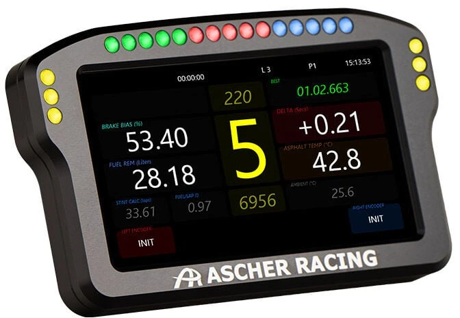 „Ascher Racing“ prietaisų skydelis 5 colių