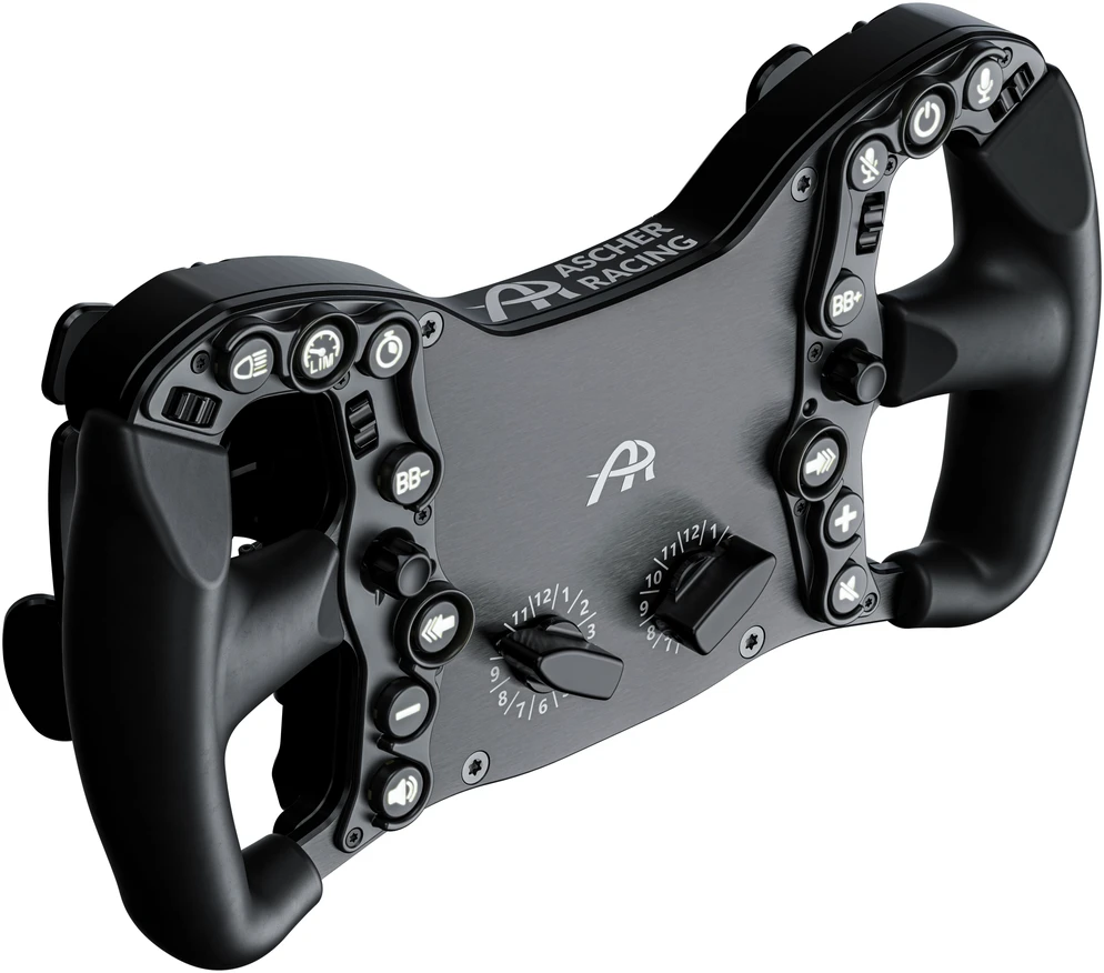 Ascher Racing Pro-USB Juodas Edition