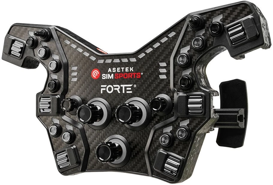 Asetek SimSports Forte Formula Button Box V2 - juodos spalvos