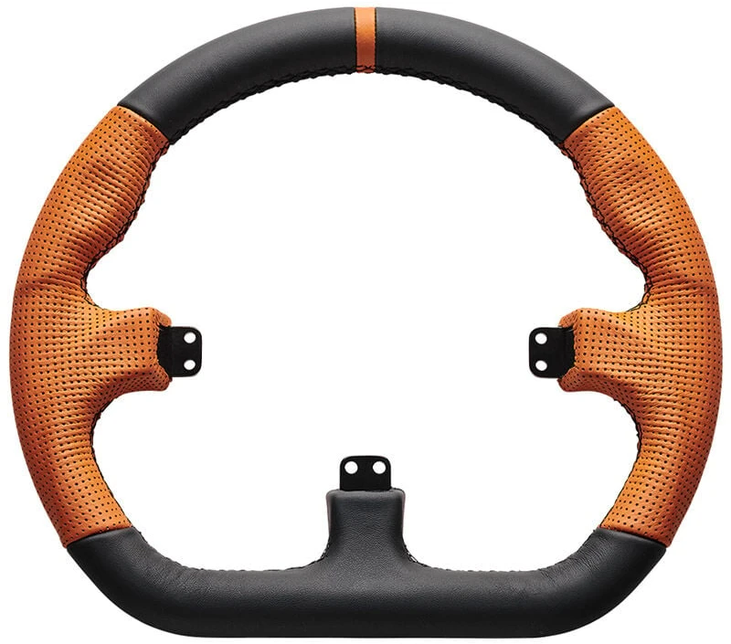 Asetek Simsports „Acetek SimSports GT“ ratlankis – uždaras D, odinis – oranžinės spalvos