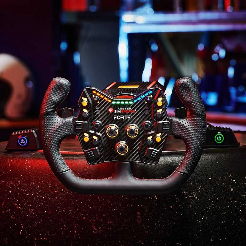 „Asetek SimSports GT“ ratlankis – atviras D, odinis