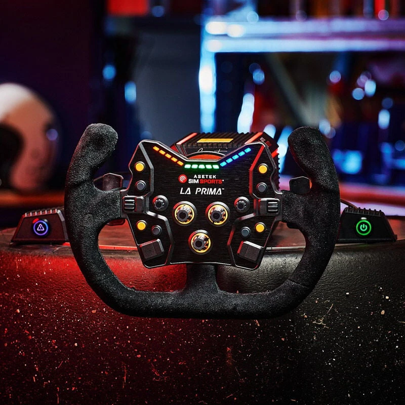Asetek SimSports GT Rim - Open D, Suede