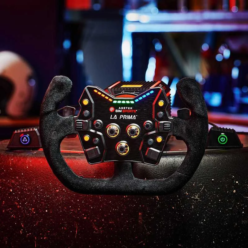 Asetek SimSports GT Rim - Open D, Suede