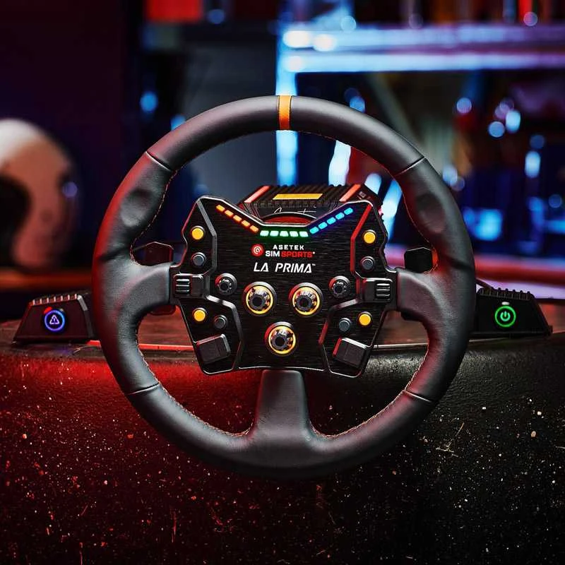 „Asetek SimSports GT“ ratlankis – apvalus, odinis