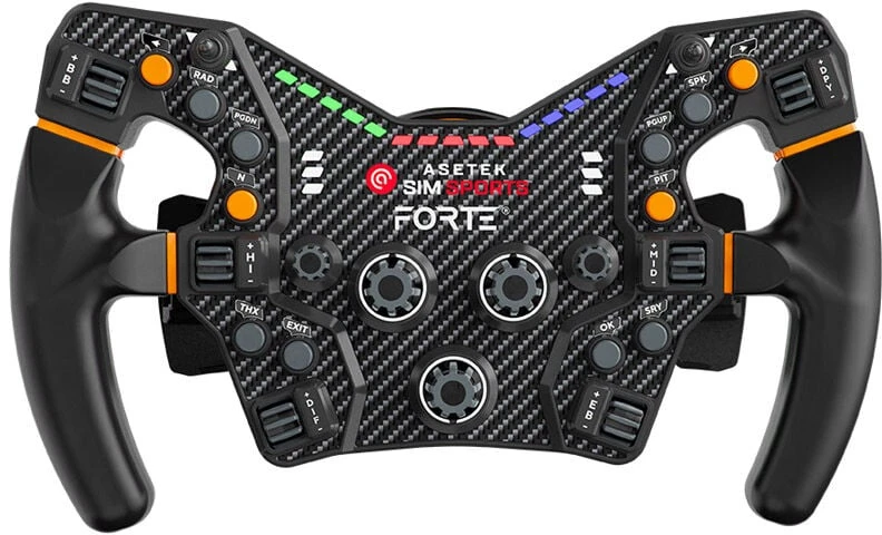 „Asetek SimSports Invicta“ ratų bazė (27 nm) + „Forte Formula“ ratlankiai