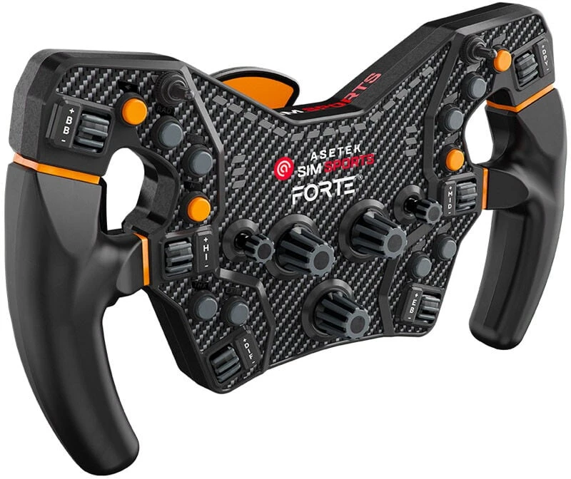 „Asetek SimSports Invicta“ ratų bazė (27 nm) + „Forte Formula“ ratlankiai