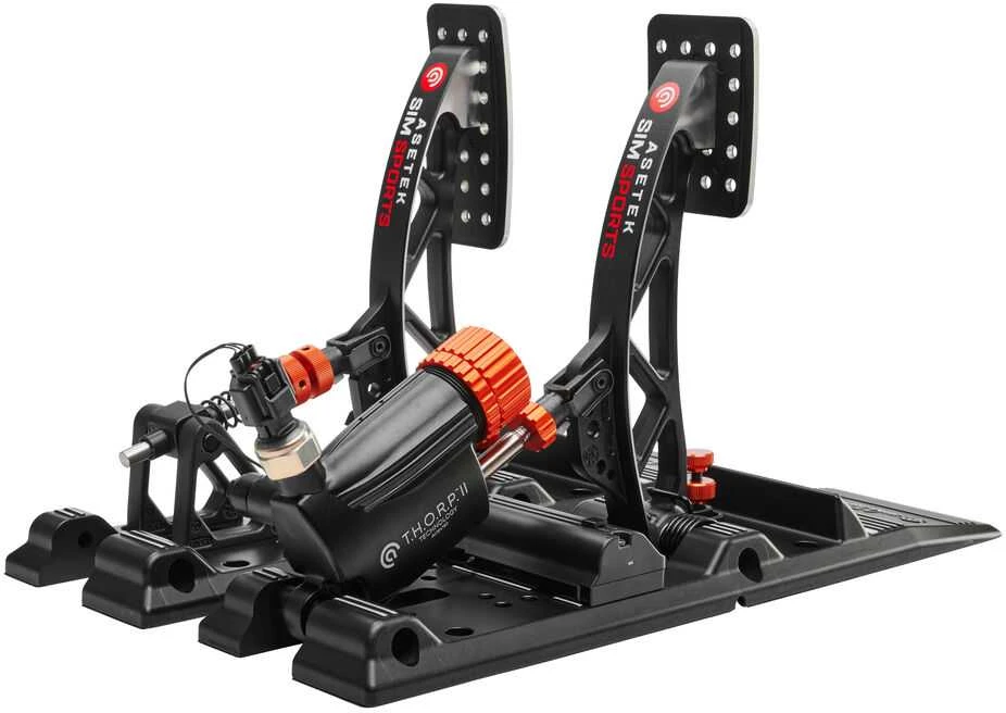 „Asetek SimSports Invicta S“ serijos THORP II pedalų komplektas - juodas
