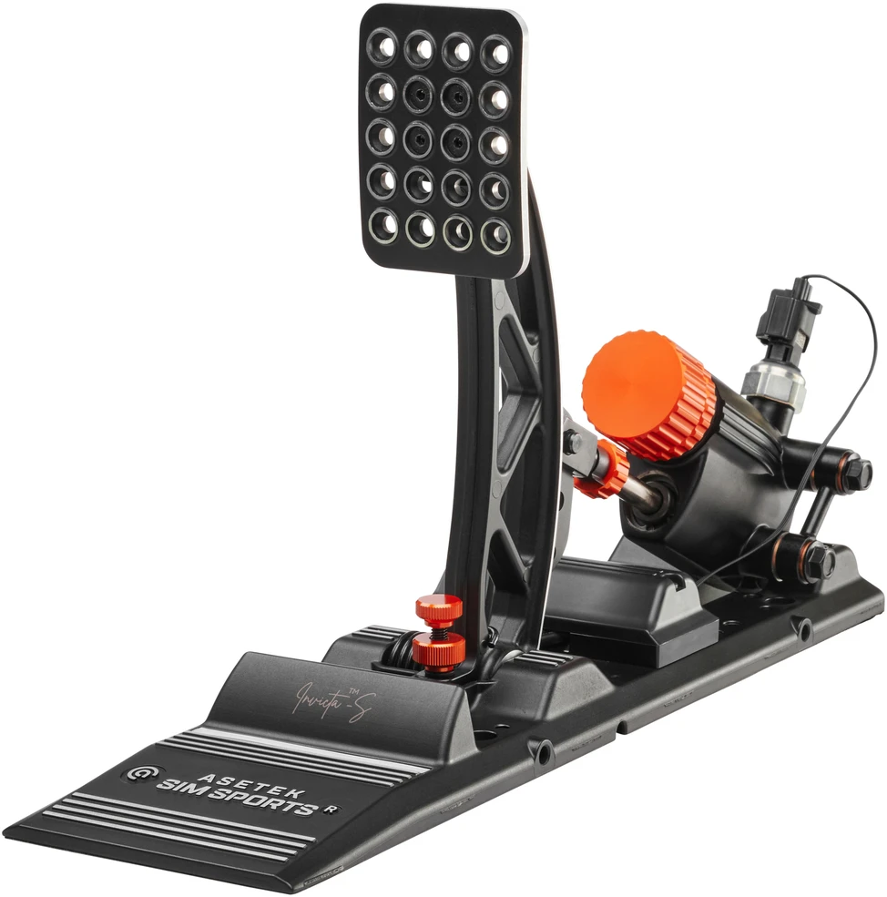 „Asetek SimSports Invicta S“ serijos THORP II pedalų komplektas - juodas