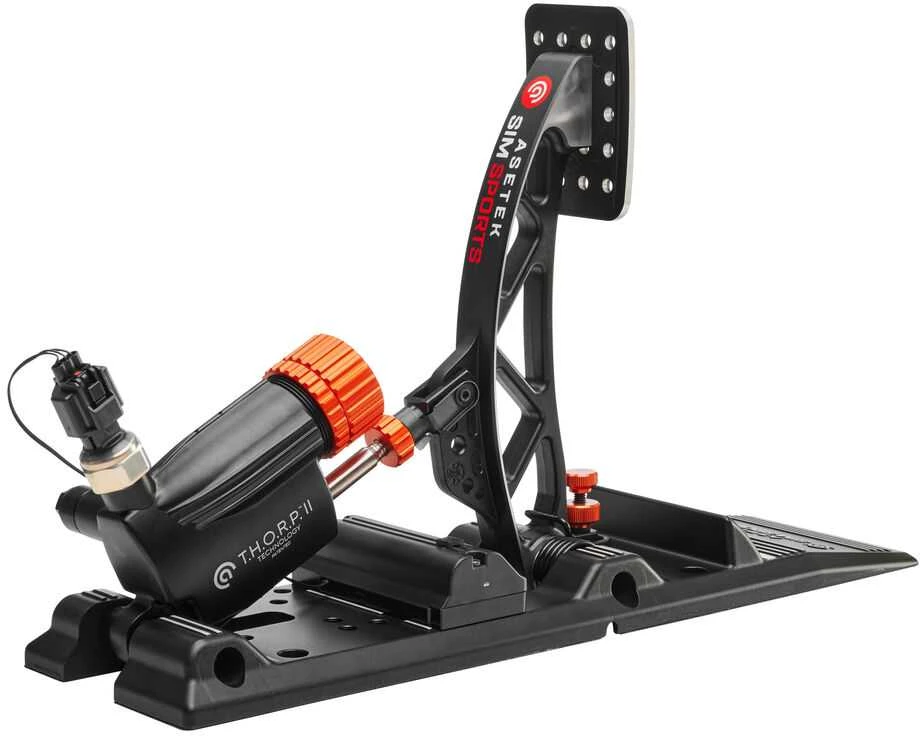 „Asetek SimSports Invicta S“ serijos THORP II pedalų komplektas - juodas