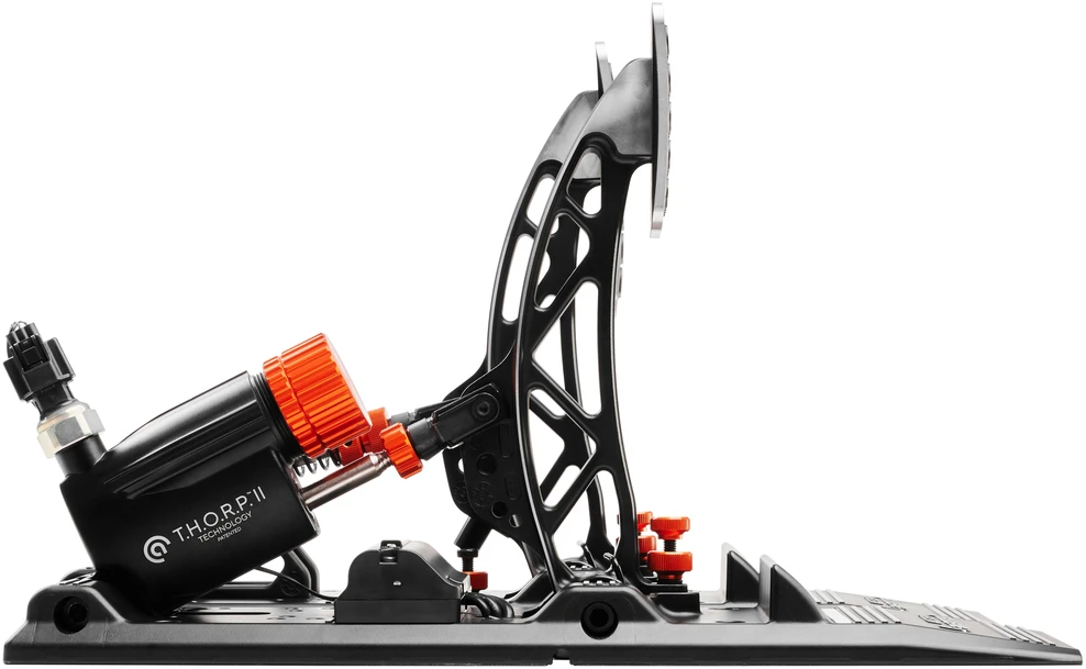 „Asetek SimSports Invicta S“ serijos THORP II pedalų komplektas - juodas