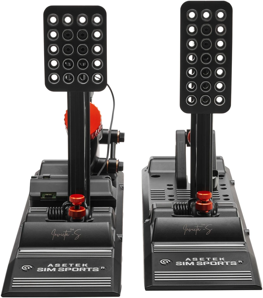 „Asetek SimSports Invicta S“ serijos THORP II pedalų komplektas - juodas