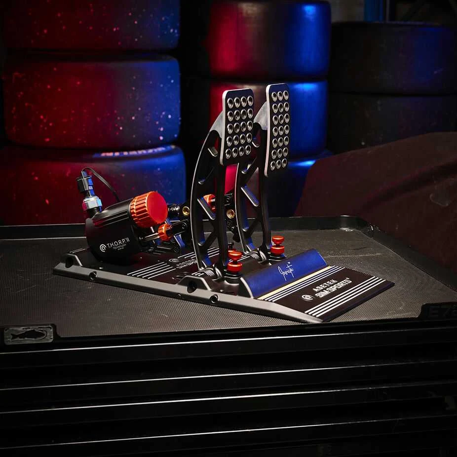 Asetek SimSports Invicta THORP II Pedal Set - juodos spalvos