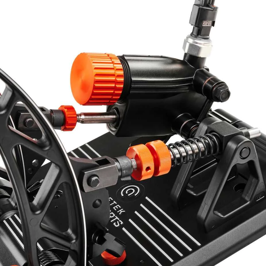 Asetek SimSports Invicta THORP II Pedal Set - juodos spalvos