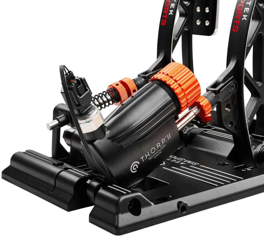 Asetek SimSports Invicta THORP II Pedal Set - juodos spalvos