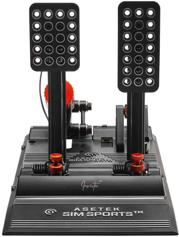 Asetek SimSports Invicta THORP II Pedal Set - juodos spalvos