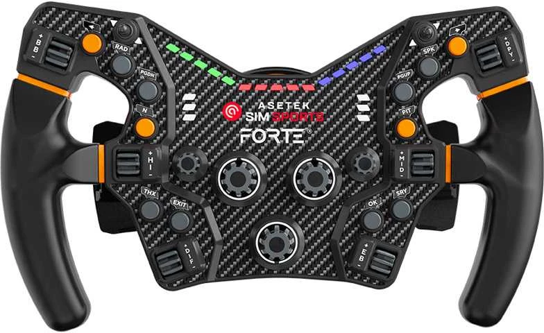 „Asetek SimSports Invicta“ ratų bazė (27 nm) + „Forte Formula“ ratlankiai