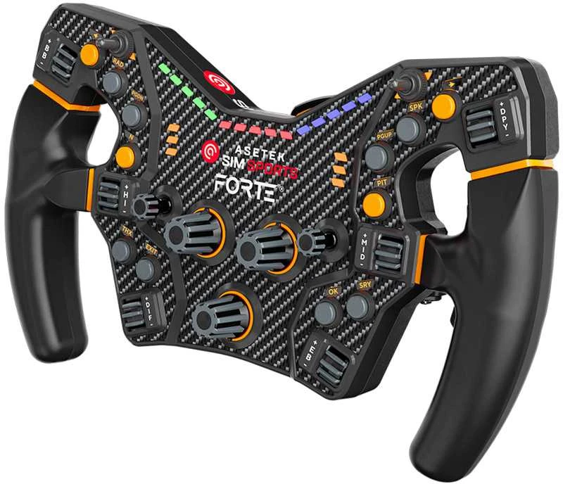 „Asetek SimSports Invicta“ ratų bazė (27 nm) + „Forte Formula“ ratlankiai