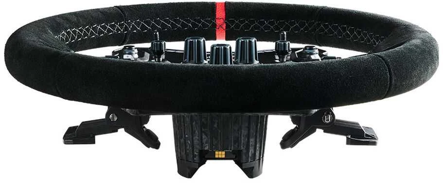Asetek SimSports GT Rim, curved, 340 mm – juodas, suede