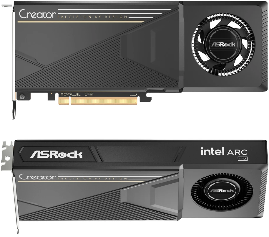 Vaizdo plokštė Grafikos plokštė Intel ARC PRO B60 24GB AsRock Creator retail