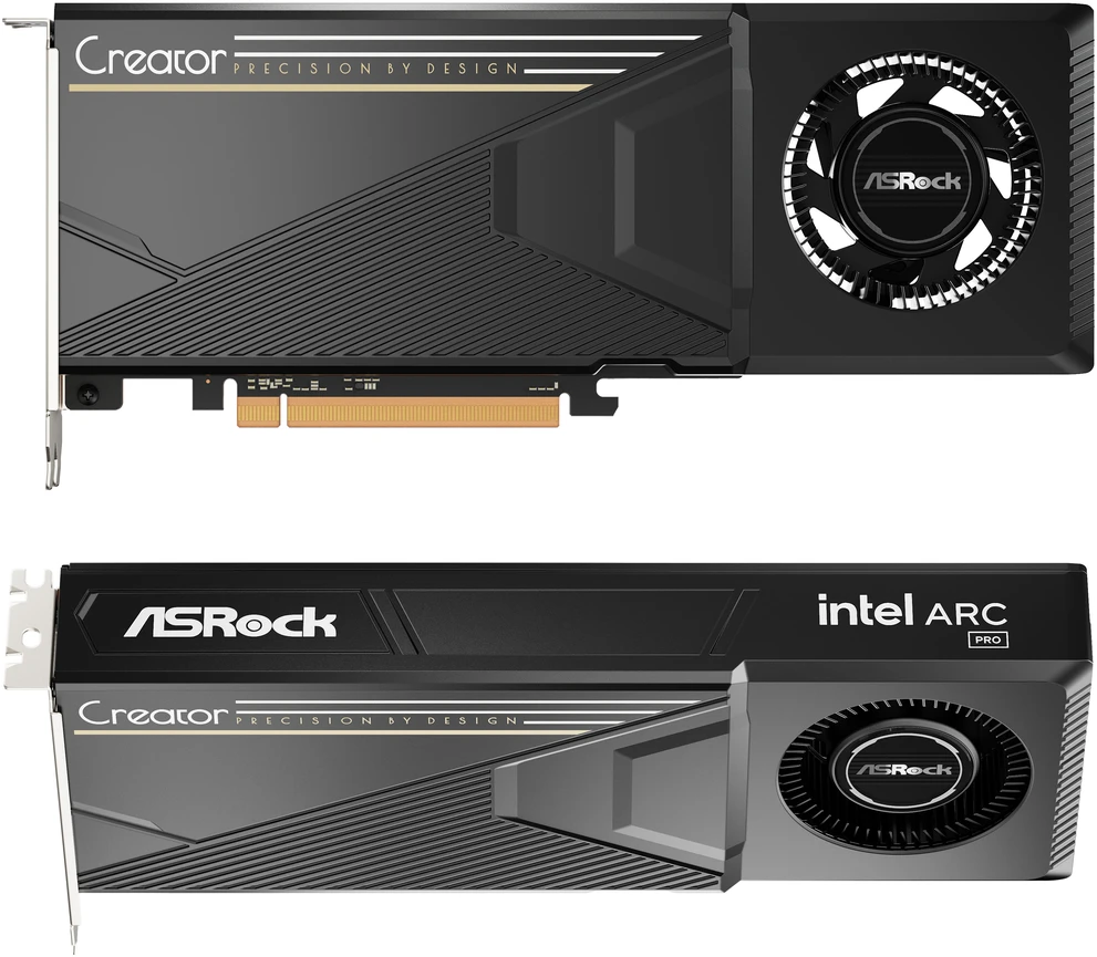„Asrock ARC PRO B65 Creator“ 32G vaizdo plokštė