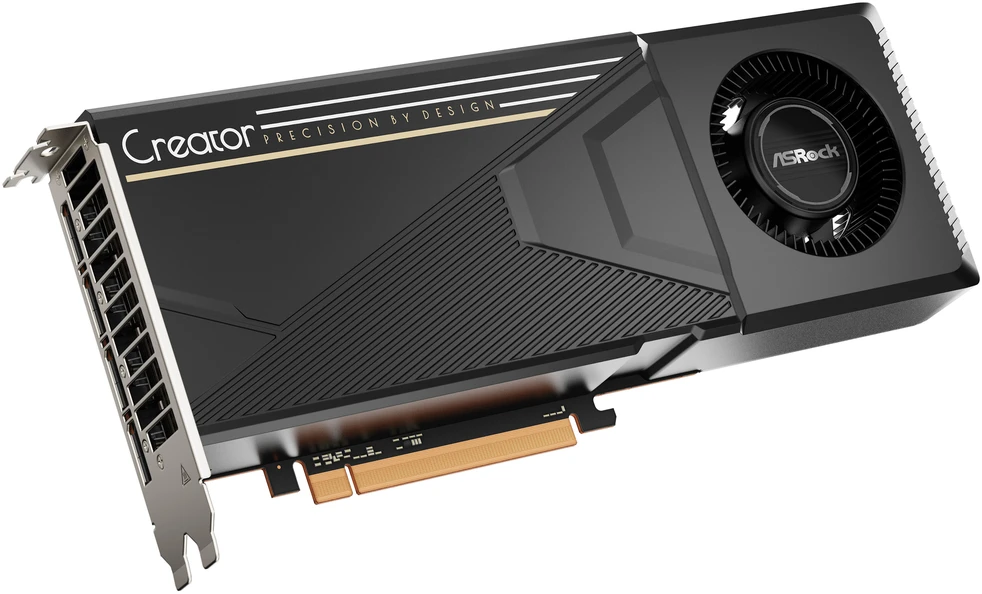 Vaizdo plokštė Grafikos plokštė ASRock Intel Arc Pro B70 Creator, 32GB GDDR6, 4x DisplayPort