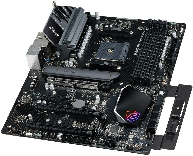 Pagrindinė plokštė ASROCK AMD B550 / SAM4 / ATX / Memory DDR4 / Atminties lizdai 4 / 3xPCI-Express 16x / 1xPCI-Express 3.0 1x / 2xM.2 / 1xHDMI / 2xUSB 2.0 / 8xUSB 3.2 / 1xPS/2 / 1xOptical S/PDIF / 1xRJ45 / 5xAudio port