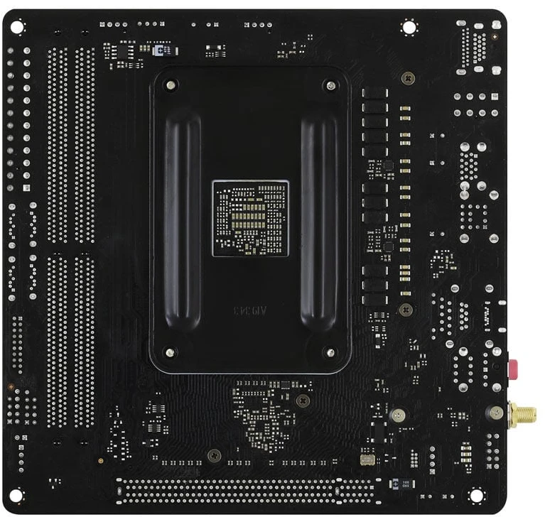 ASROCK B550M-ITX/ac AM4 lizdas DDR4 4733+ 4.0 x16 PCIe DisplayPort 1.4 HDMI 7.1 CH HD 4 SATA3 6 USB 3.1 Gen1 mITX MB