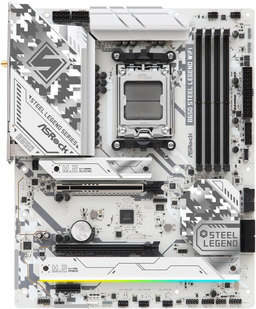 Pagrindinė plokštė ASRock B650 Steel Legend WiFi, ATX, AM5