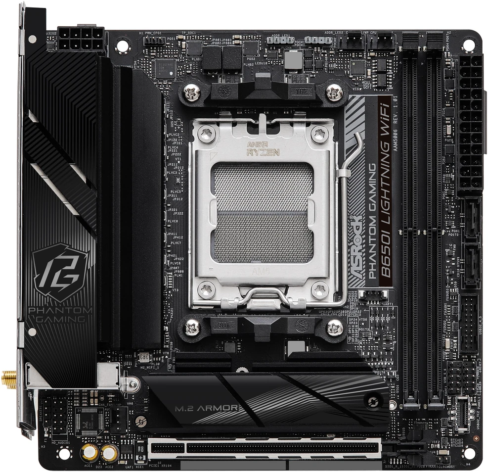 Pagrindinė plokštė ASROCK B650I Lightning WiFi AM5 ITX