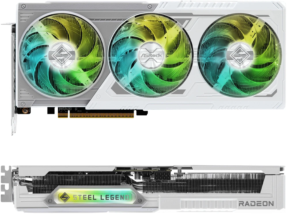 Vaizdo plokštė ASRock Radeon RX 9060 XT Steel Legend 16GB OC