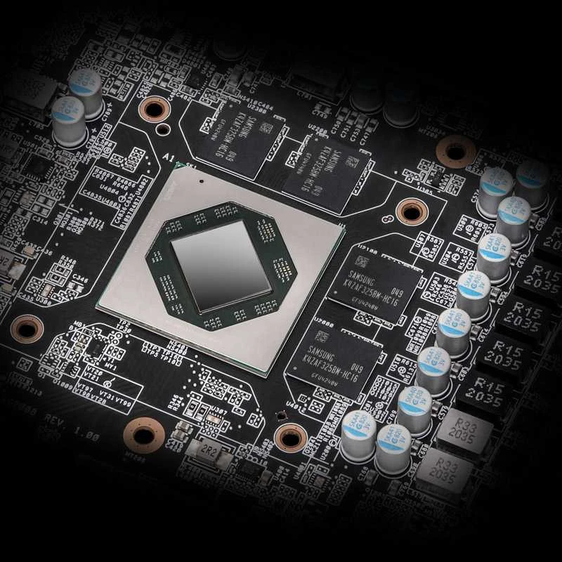 Grafikos plokštė ASROCK AMD Radeon RX 7600 8 GB GDDR6 128 bit PCIE 4.0 8x GPU 1770 MHz Dual Slot Fansink 1xHDMI 3xDisplayPort RX7600CL8GO