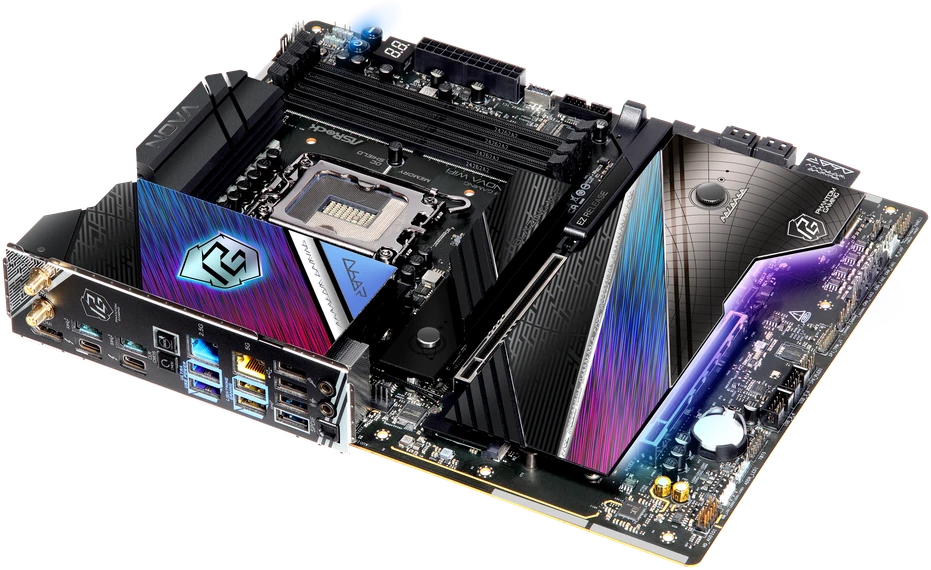 ASRock Phantom Gaming Z890 Nova WiFi Intel Z890 LGA 1851 (Socket V1) ATX pagrindinė plokštė