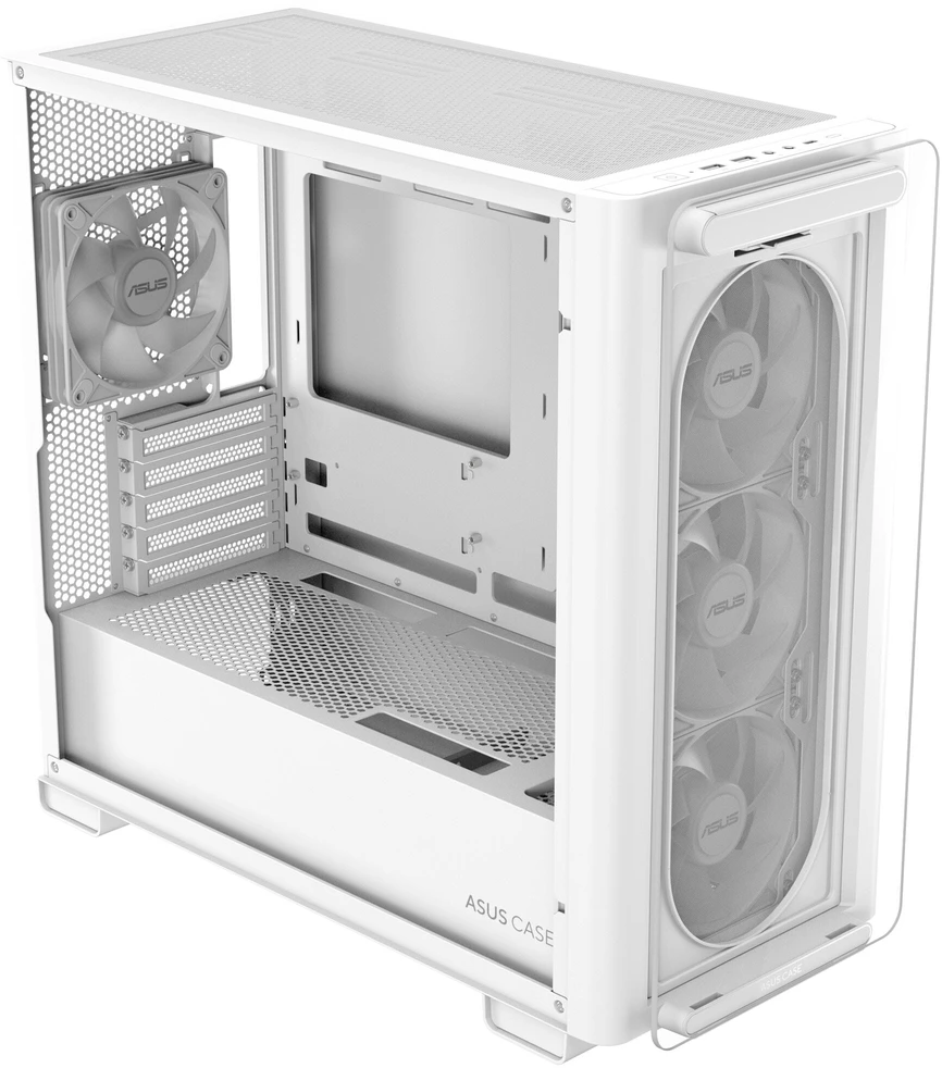 ASUS A23 PLUS ARGB Baltas Computer Case Baltas