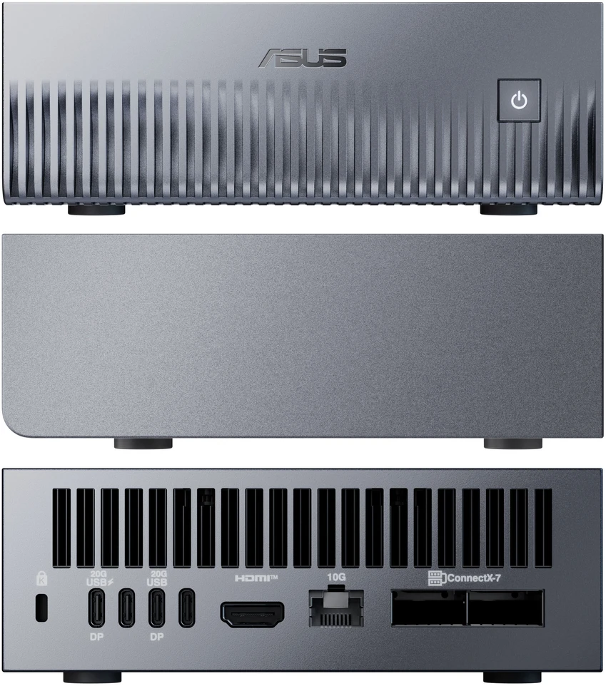 ASUS Ascent GX10/GX10-GG0003BN/NVIDIA GB10/RAM 128GB/1TB SSD/ Wi-Fi 7/EU